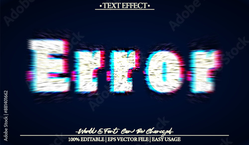 Wallpaper Mural Error Vector Text Effect Editable Alphabet Signal Glitch Pixel Data Cyberpunk Hacker Torontodigital.ca