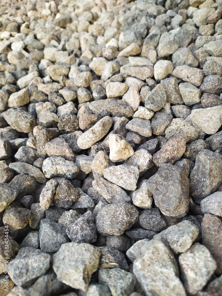 The texture of gravel stones on neatly arranged ground. The texture of gravel stones on neatly arranged ground.