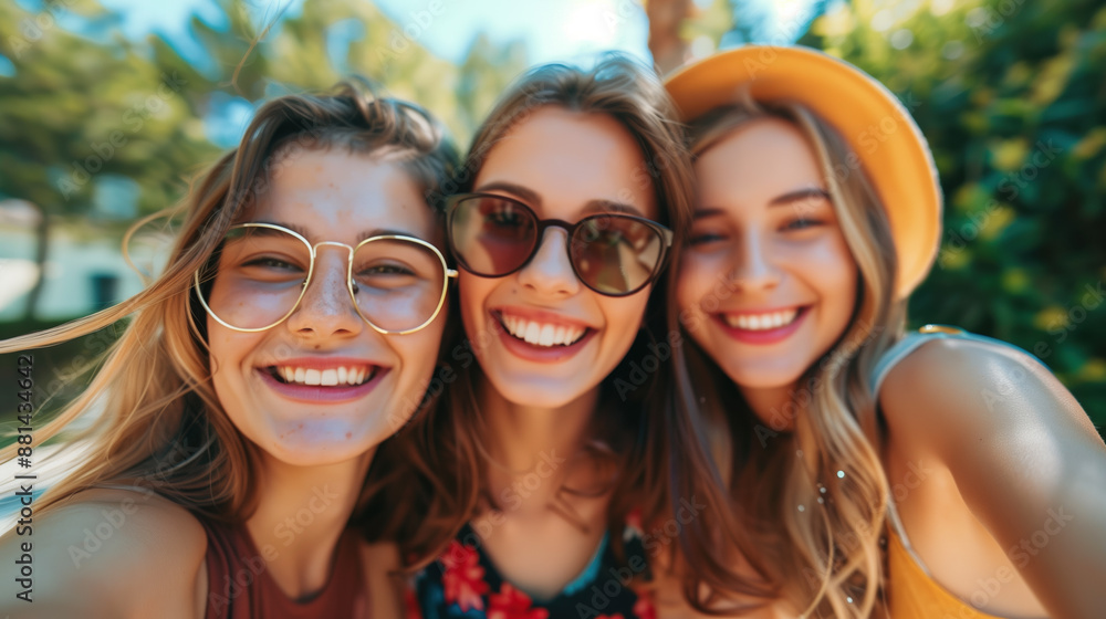 Joyful Multiracial Youth Group Hugging and Laughing Outside Together Joyful Multiracial Youth Group Hugging and Laughing Outside Together