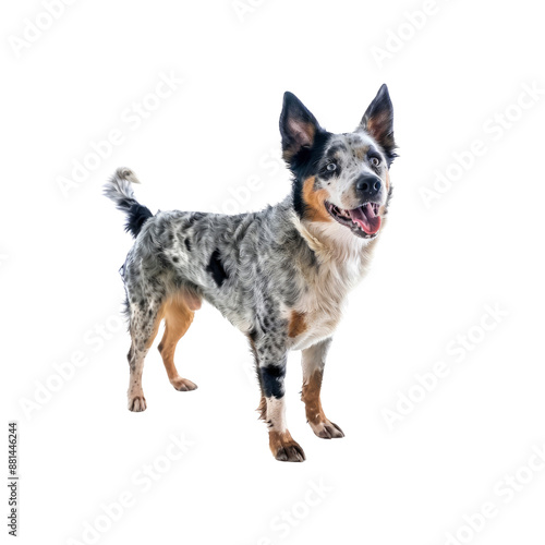 Australian Cattle Dog Works On The Ranch, Isolated on transparent background