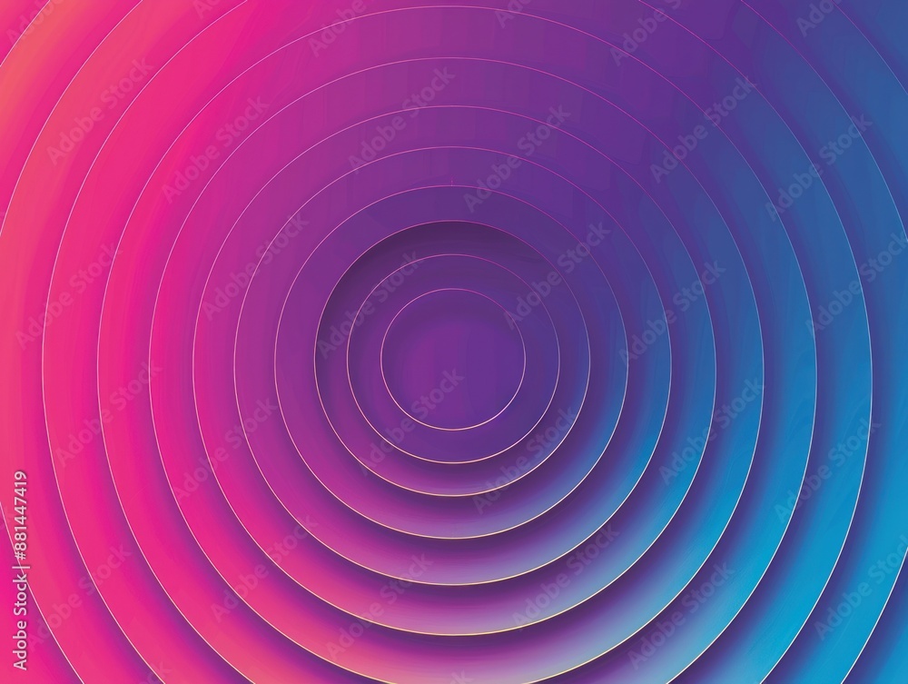 Abstract Circular Pattern in Vibrant Hues Abstract Circular Pattern in Vibrant Hues