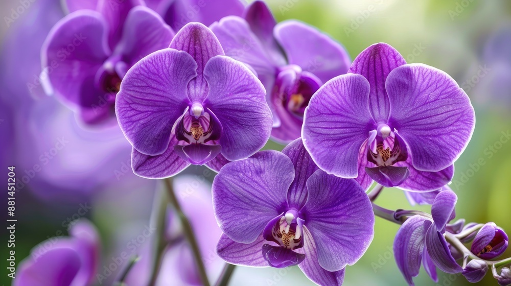Fototapeta premium Purple orchids are stunning