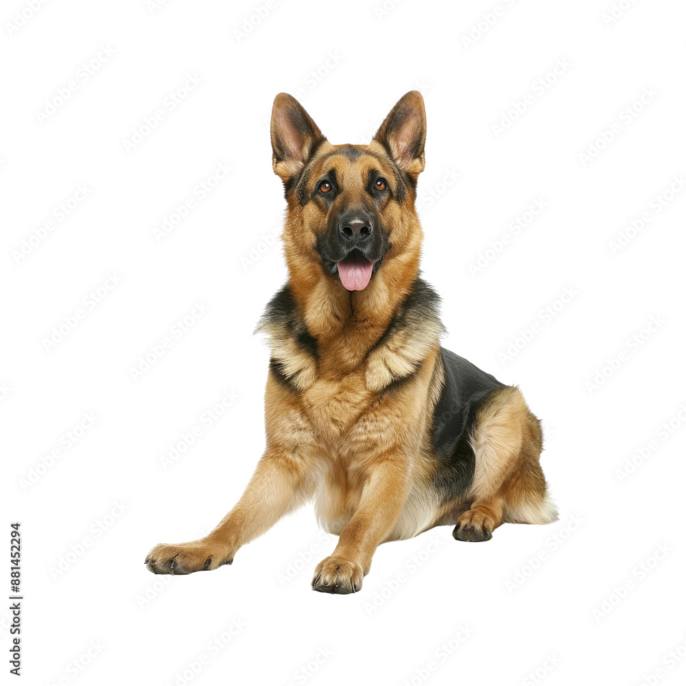 German Shepherd Protects The House Daily, Isolated on transparent background German Shepherd Protects The House Daily, Isolated on transparent background