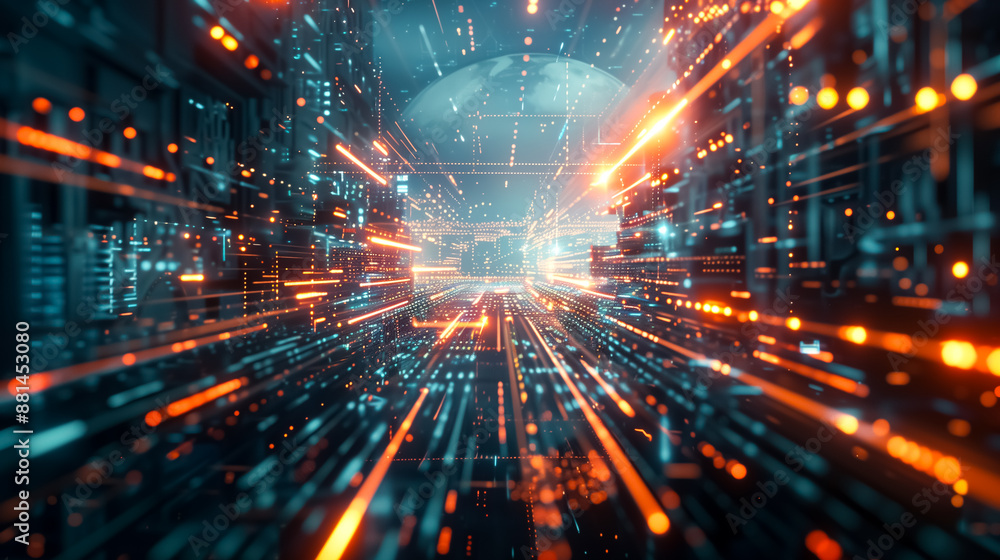 futuristic digital technology background futuristic digital technology background