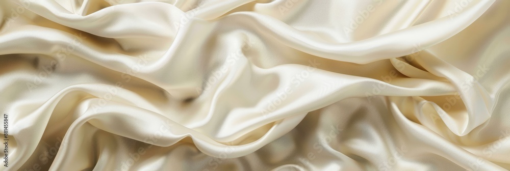 Obraz premium Cream fabric background. Abstract background