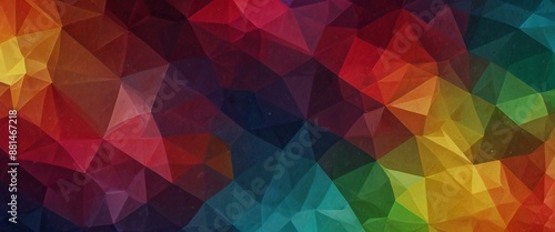 abstract colorful background with triangles