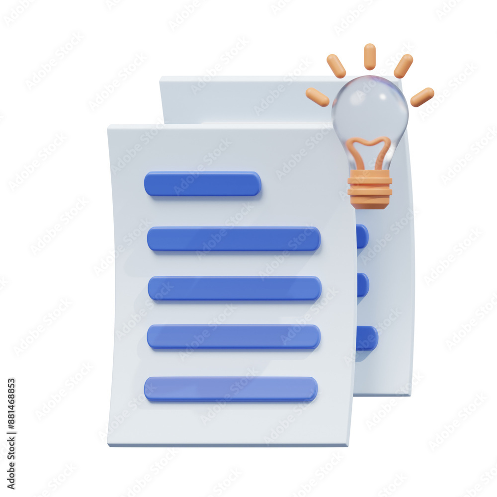 white darkblue creative work 3d illustration white darkblue creative work 3d illustration