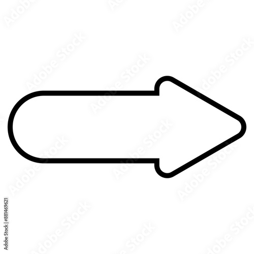 Rounded arrows