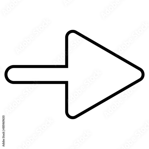 Rounded arrows