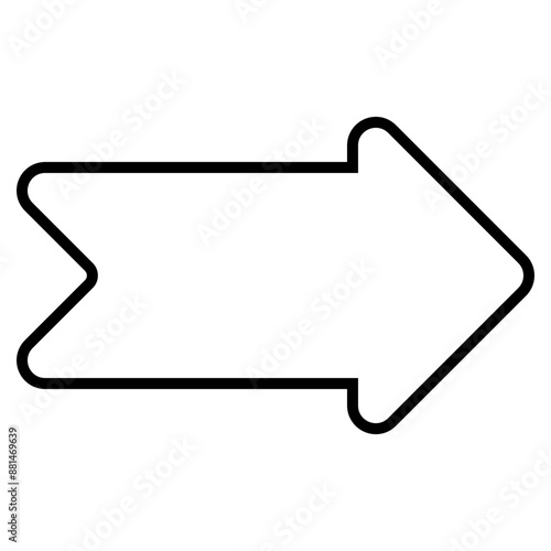 Rounded arrows
