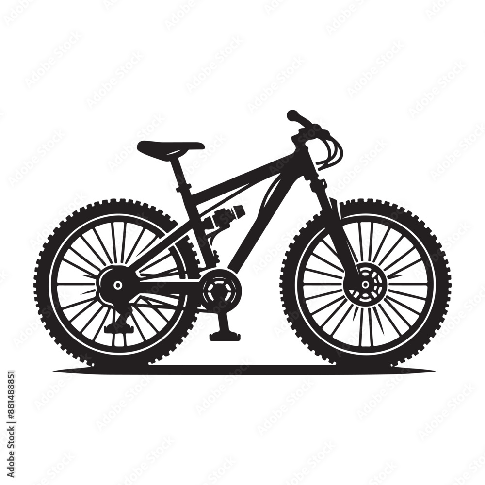 silhouette cycle vector on white background silhouette cycle vector on white background