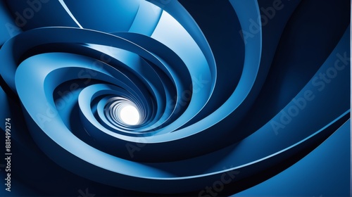 Abstract wallpaper background blue spiral