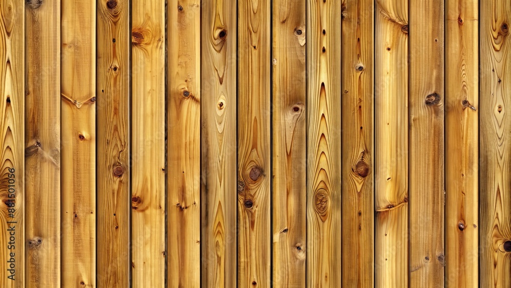 Fototapeta premium Seamless texture of a fence made of boards , wooden, seamless, texture,fence, boards, background, design, pattern