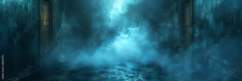 Dark empty scene blue neon searchlight light ,
Dark studio room with blue neon light and smoke
Dark empty scene blue neon searchlight light ,
Dark studio room with blue neon light and smoke