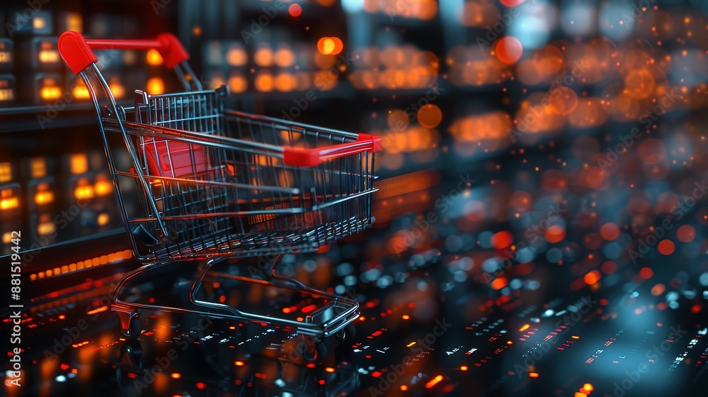 Futuristic Data Visualization in E-commerce Analytics Futuristic Data Visualization in E-commerce Analytics