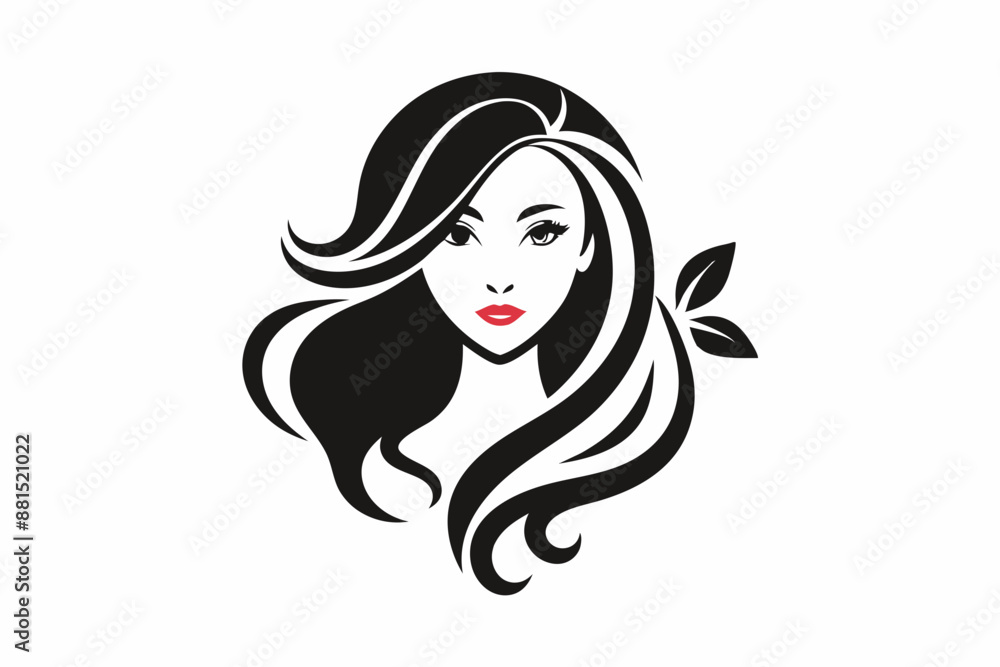 Fashion logo design silhouette vector art illustration Fashion logo design silhouette vector art illustration