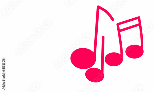 World music day Background with musical notes and Copy Space Area. Suitable for placement in content with a similar theme.