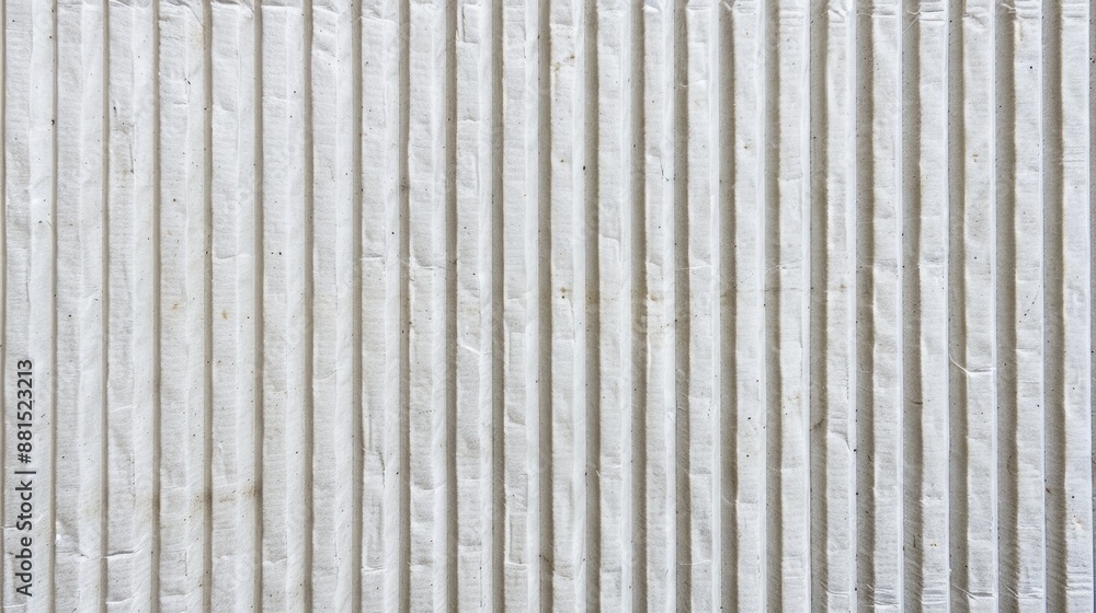 Texture of white corrugated cardboard with a grunge feel Texture of white corrugated cardboard with a grunge feel