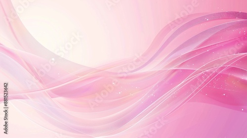 Abstract Pink Wave Background