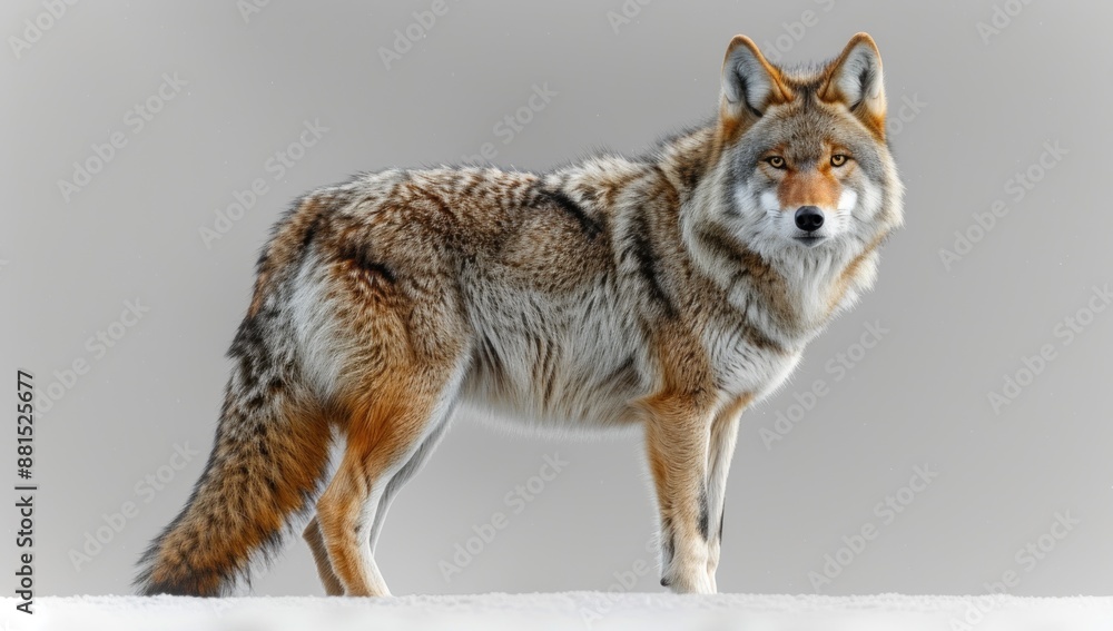 Coyote Standing in the Snow Coyote Standing in the Snow