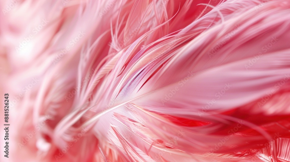 Delicate Pink Feathers: A Soft and Romantic Macro Delicate Pink Feathers: A Soft and Romantic Macro