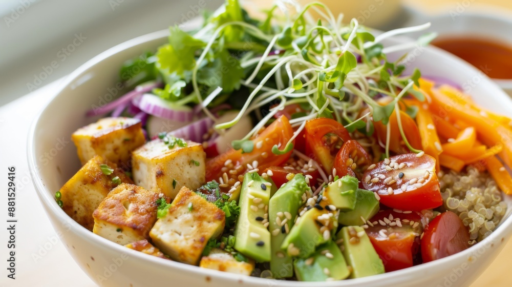 a tofu stir fry with vibrant for world tofu day a tofu stir fry with vibrant for world tofu day