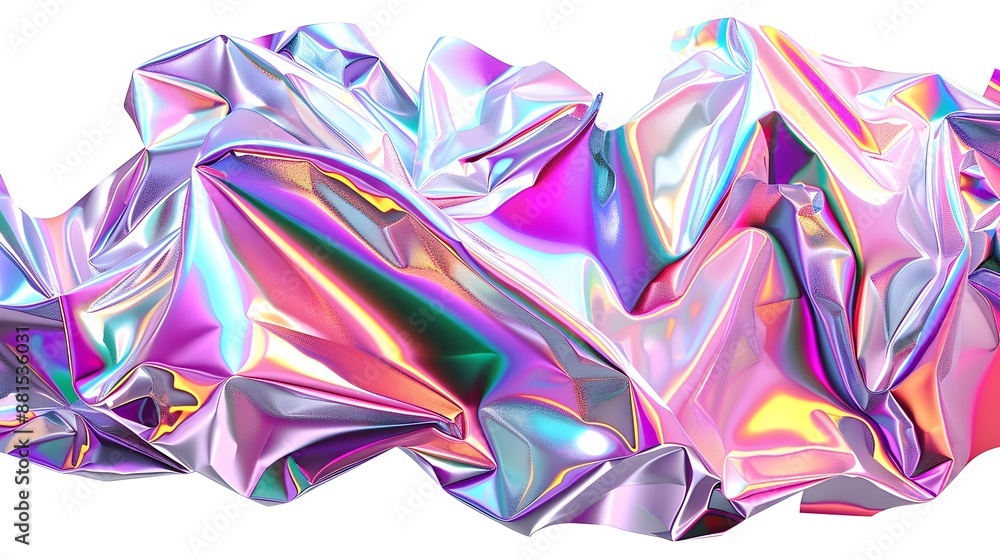Mesmerizing Holographic Futuristic Crystal Geometric Pattern for Sticker or Textile Design Mesmerizing Holographic Futuristic Crystal Geometric Pattern for Sticker or Textile Design