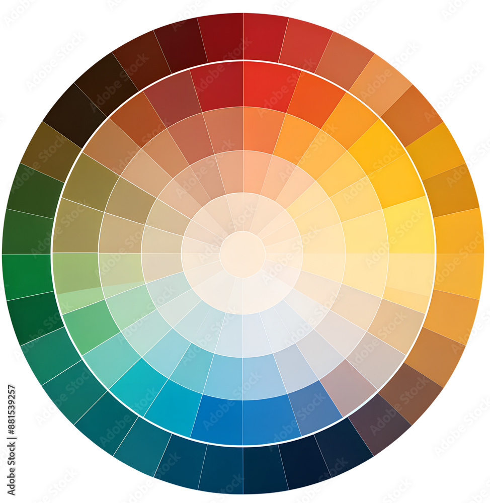 Obraz premium color palette guide, generative ai