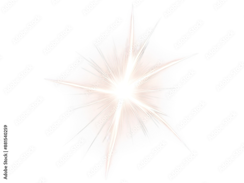 Naklejka premium Destello de luz brillante, PNG.