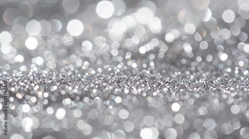 Abstract Silver Glitter Bokeh Background - Perfect for Festive, Holiday, and Celebration Designs Abstract Silver Glitter Bokeh Background - Perfect for Festive, Holiday, and Celebration Designs