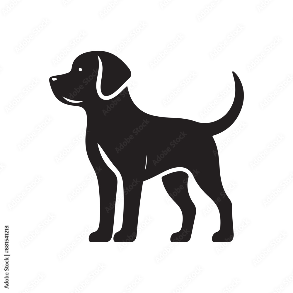vector silhouette dog vector silhouette dog