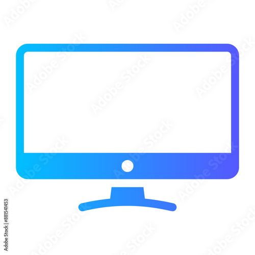 tv screen Gradient icon