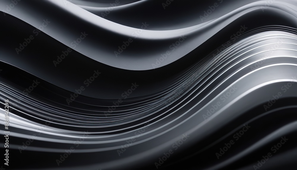 abstract background silver and black wave background abstract background silver and black wave background