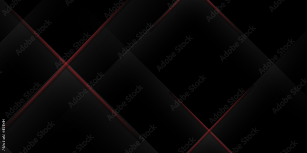 Obraz premium Abstract black pattern and dynamic background poster. Luxury deep black dynamic abstract vector geometric lines patterns. Black abstract texture geometric background. Modern shape concept. 