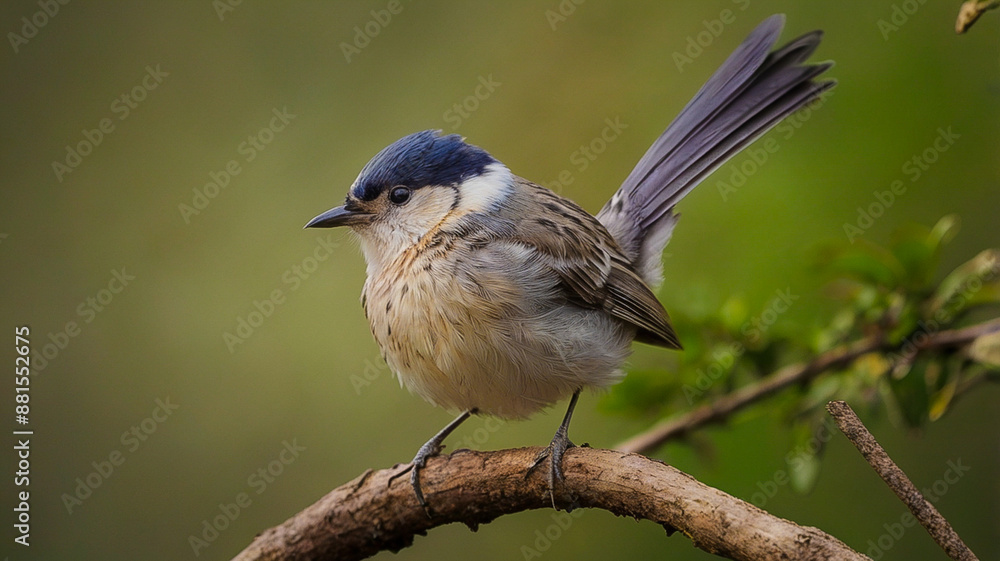 An CGI Bird on a three nature beaultiful An CGI Bird on a three nature beaultiful