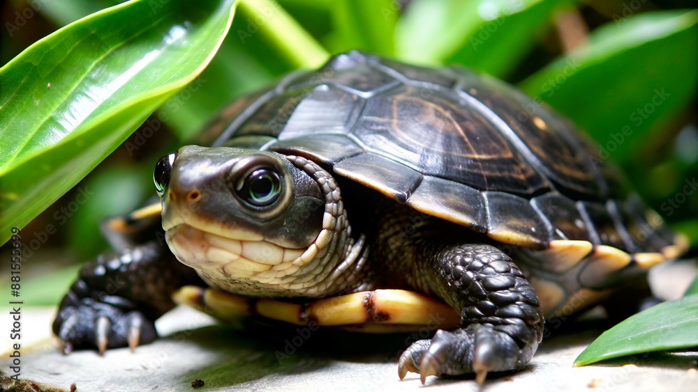 Beal's eyed turtle (Sacalia bealei) is an endangered turtle species found in Hong Kong and China. Beal's eyed turtle (Sacalia bealei) is an endangered turtle species found in Hong Kong and China.
