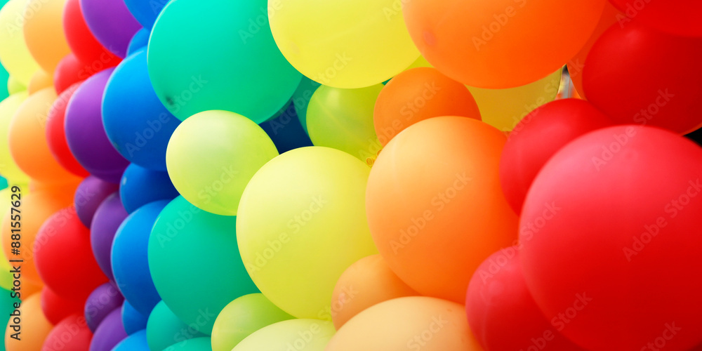 background with a bunch of colorful balloons in the children's playground background with a bunch of colorful balloons in the children's playground