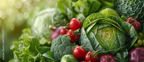 Highresolution image of a diet plan featuring soilgrown, vitaminrich produce, Vitamins, Diet plan photo