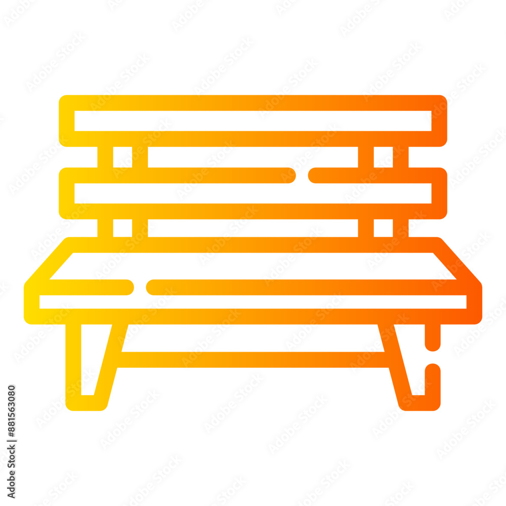 bench Gradient icon