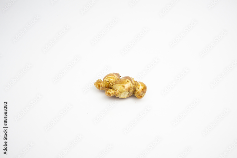 Kencur is a typical Indonesian spice. typical Indonesian. isolated on white background. Kencur is a typical Indonesian spice. typical Indonesian. isolated on white background.