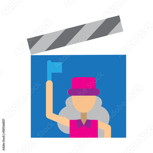 Travel Documentaries Vector Flat Icon Design