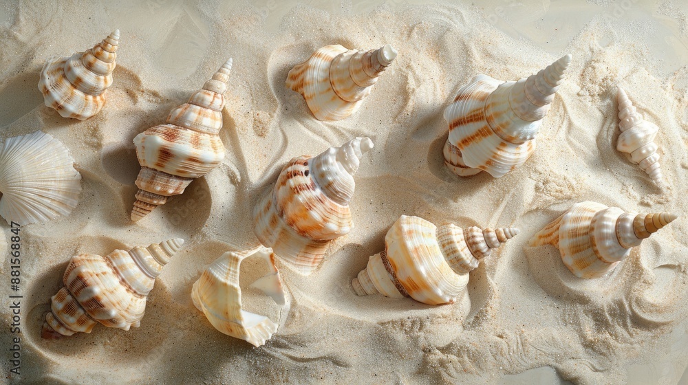 Sand filled shells Sand filled shells