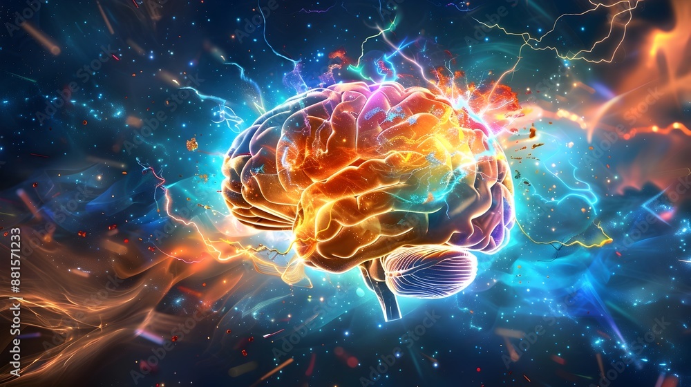 Vibrant Cerebral Storm:A Captivating Digital of the Cognizant Mind Vibrant Cerebral Storm:A Captivating Digital of the Cognizant Mind