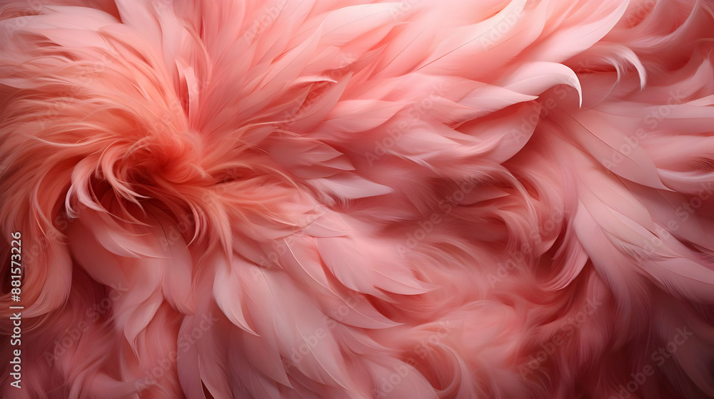 Pink Feathers Abstract Background Illustration Pink Feathers Abstract Background Illustration