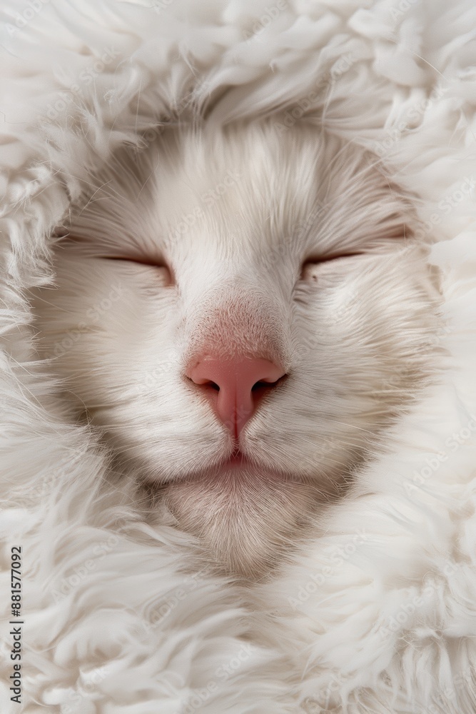 Closeup of a sleeping cat Closeup of a sleeping cat