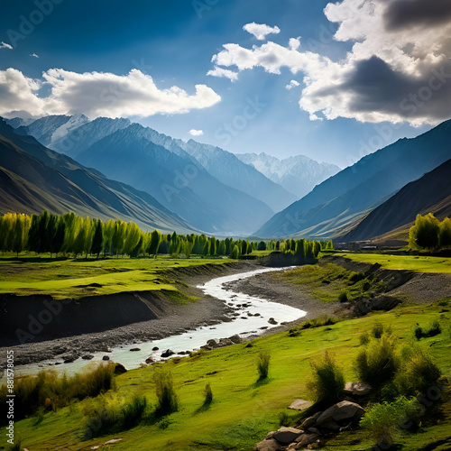 landscape with river