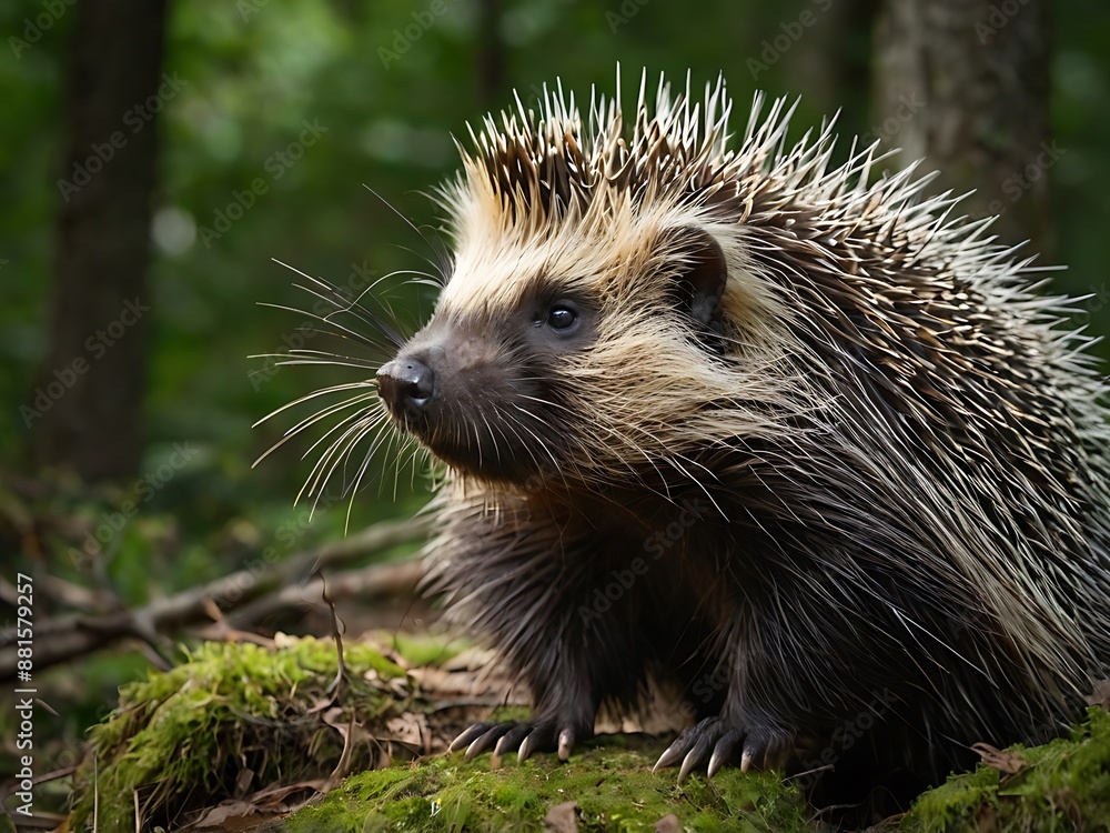 Fototapeta premium hedgehog in the grass