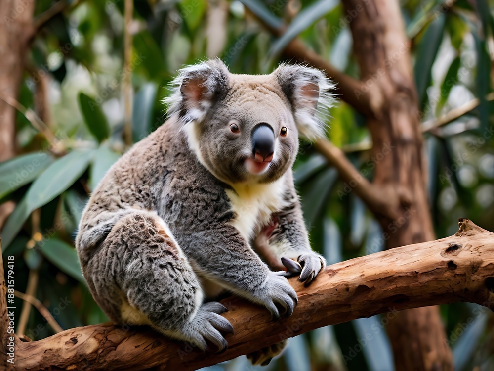 koala in tree koala in tree