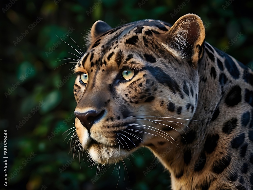 Fototapeta premium portrait of a leopard