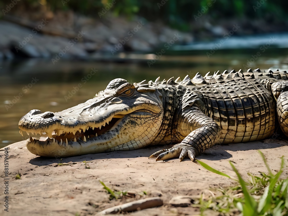 Fototapeta premium alligator in the everglades